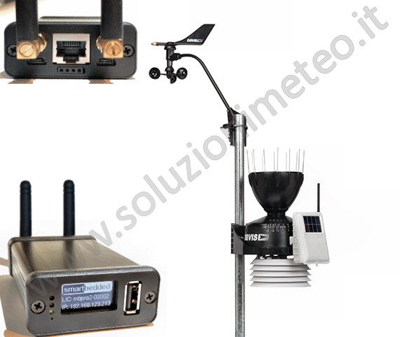 KIT  - Gruppo sensori ISS Vantage PRO2 wireless +  Meteobridge PRO2 - Soluzioni Meteo