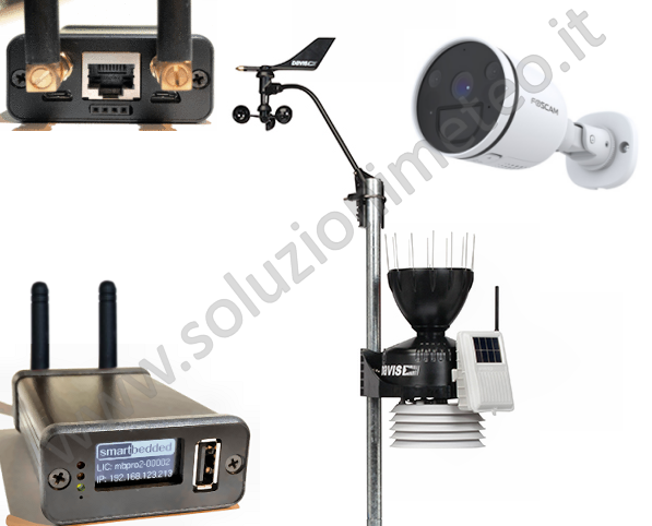 KIT  - Stazione meteo Davis Vantage Vue wireless con  Datalogger USB + Webcam WiFi HD + Sistema Meteobridge - Soluzioni Meteo